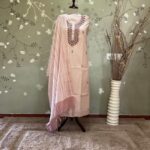 Katha Butti Soft Chanderi beige