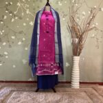 Jamdani Butti Chanderi Pink