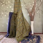 Shibori Pichwai Tussar Green