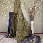 Shibori Pichwai Tussar Green