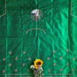 Roopali`s Closet Bridal Green Premium Handwork Pure Raw Silk Designer Blouse Piece